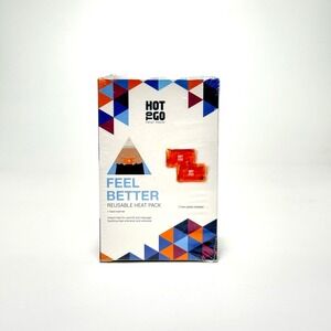 2 Pack Hot to Go Heat Pack Hand Warmer Warmth Reusable Rectangle - New Sealed